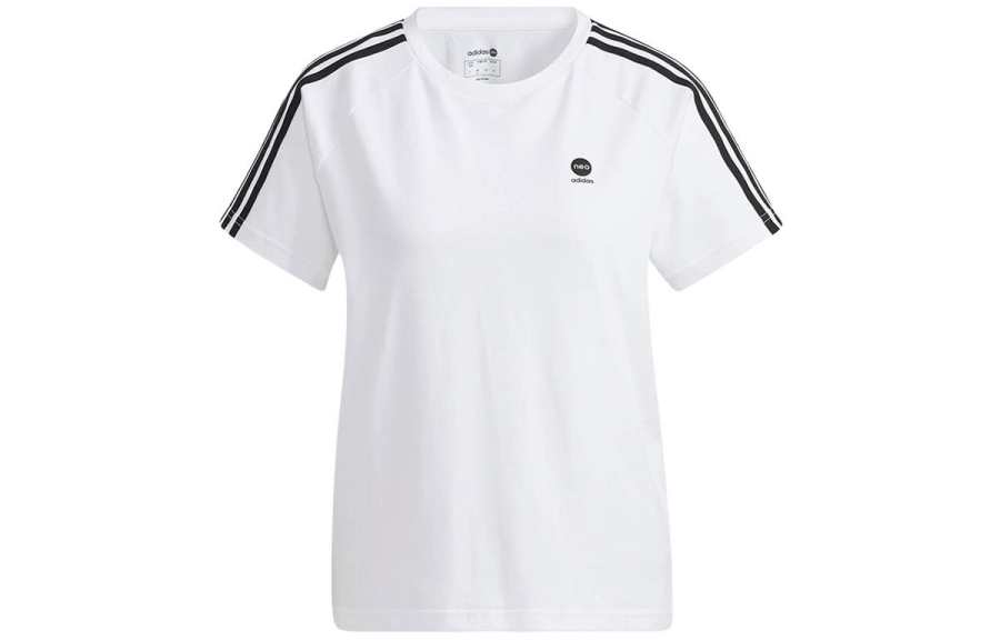 Adidas Neo Raglan Sleeve T Shirt Women's White
