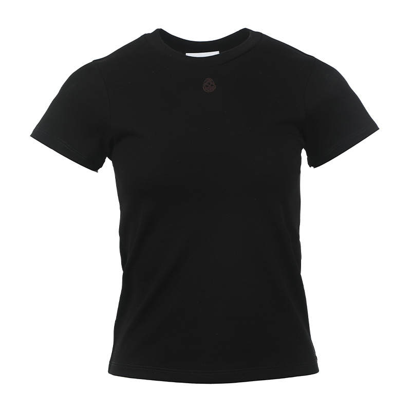 Alexander McQueen Skull Embroidered Crewneck T Shirt
