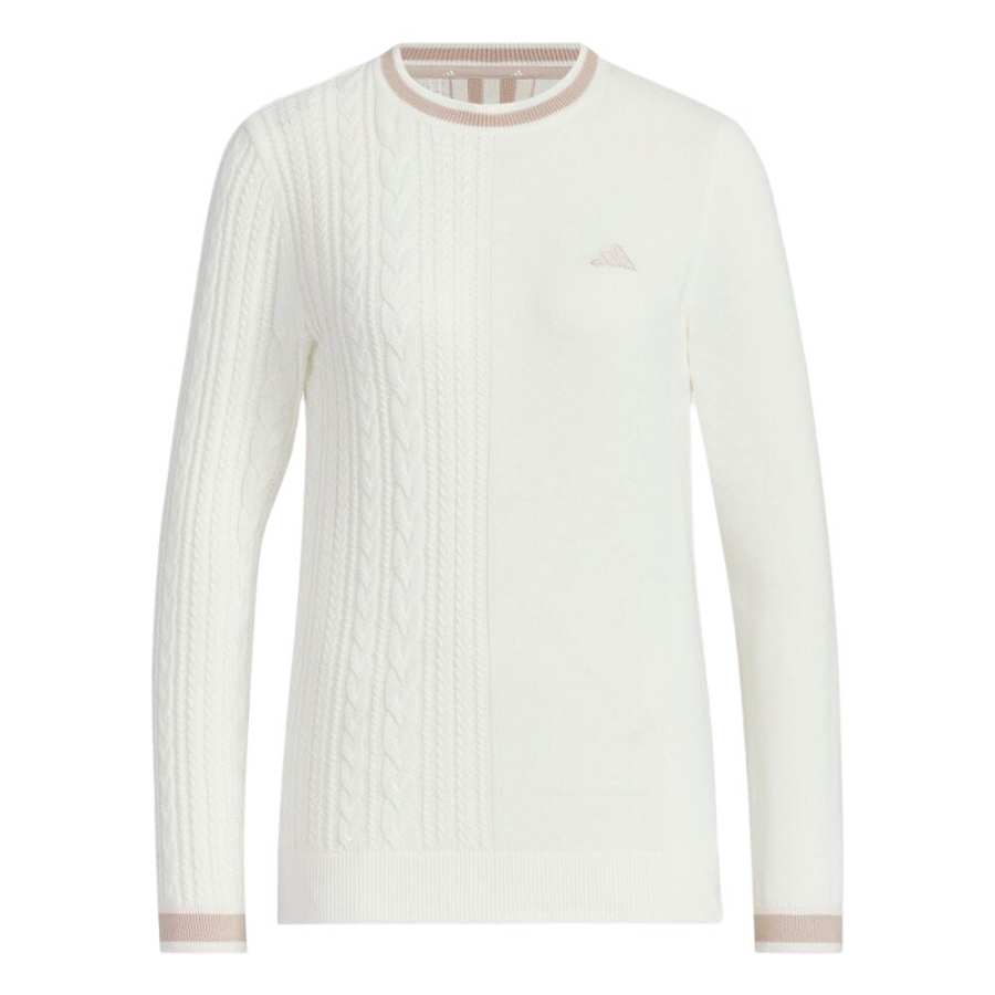 Adidas Adidas Sweaters Women's White Crew Neck Moderate Other