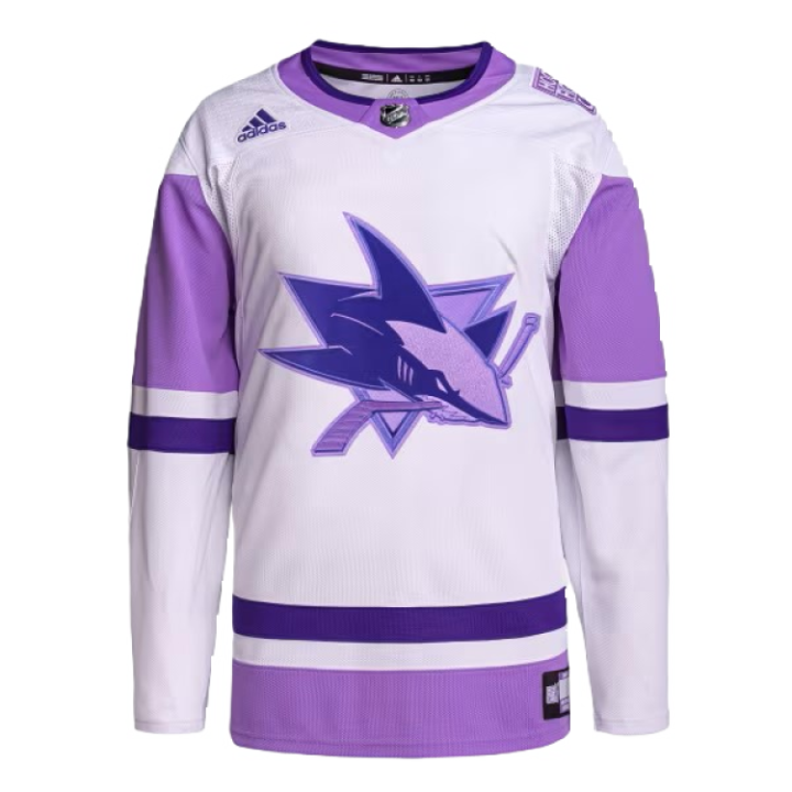 Adidas Adidas Sharks Burns Aeroready Hockey Jersey