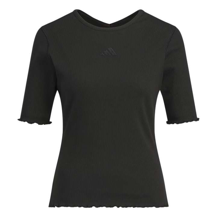 Adidas Adidas T Shirts Women's Black Crew Neck Moderate