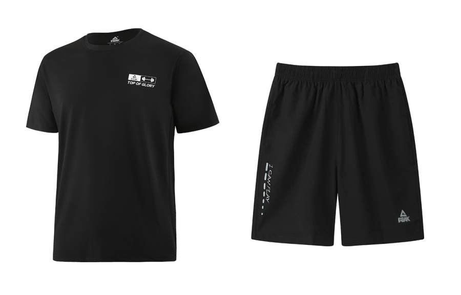 PEAK PEAK Fitness Sets Unisex Crew Neck Thin