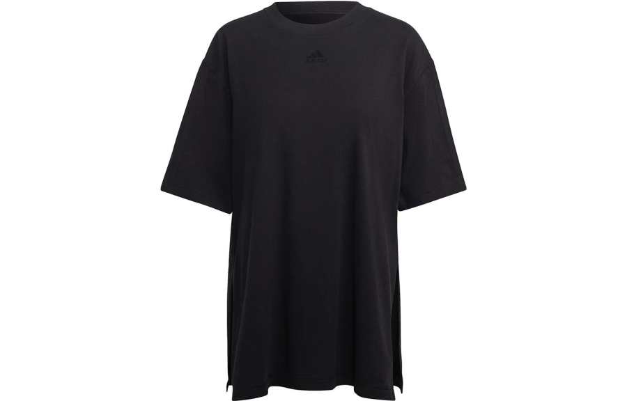 Adidas Adidas T Shirts Women's Black Crew Neck Moderate Other