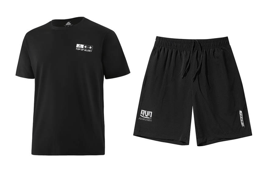 PEAK PEAK Fitness Sets Unisex Crew Neck Thin