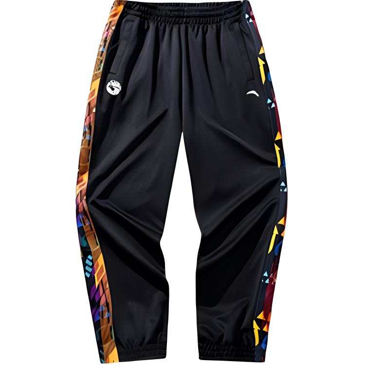 Anta Basketball Collection Casual Pants Men's Basic Black/Red Pepper