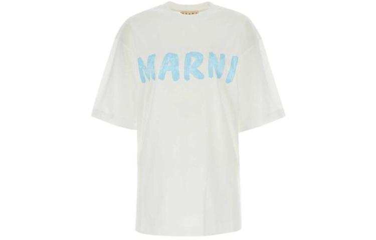 MARNI Logo Printed Crewneck T-Shirt