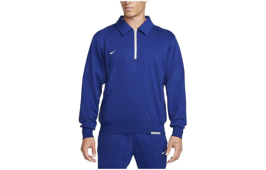 Nike Nike Dri FIT 1/4 Zip Soccer Top Soccer Jersey Men's Blue