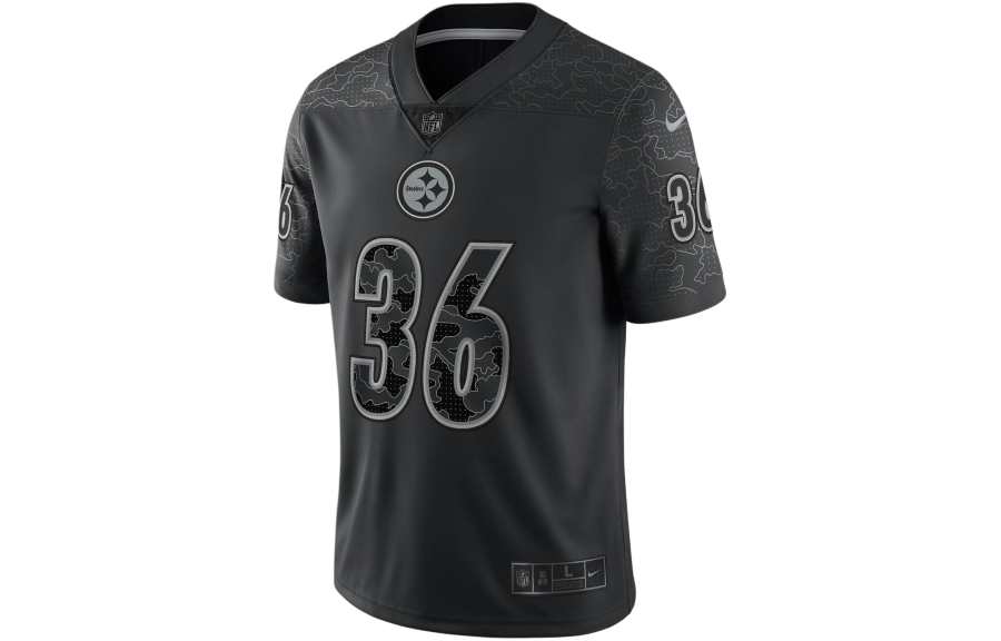 Nike Nike Fashion Football Jersey Soccer Jersey Pittsburgh Steelers, Jerome Bettis Men's Black