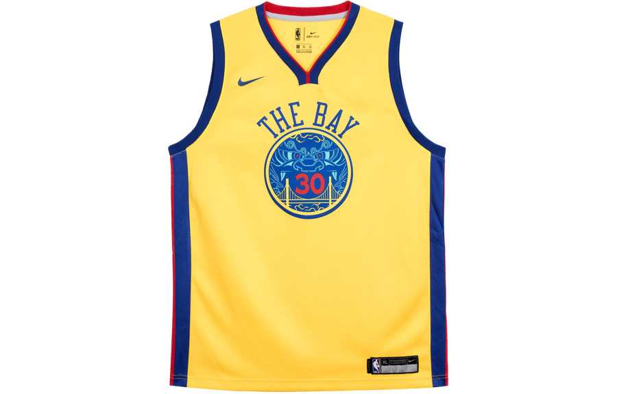 Nike Nike Basketball Jersey Golden State Warriors, Curry Size 30 Unisex Yellow