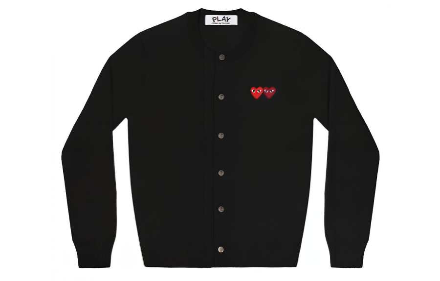 CDG Play Cashmere Sweater Women's Black