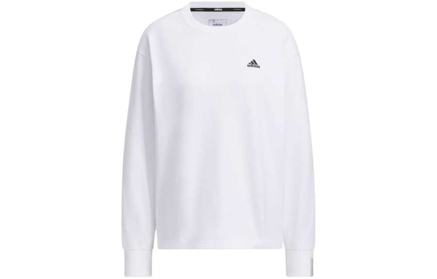Adidas Adidas Clothing Drop Shoulder Sleeve T Shirt Women's White