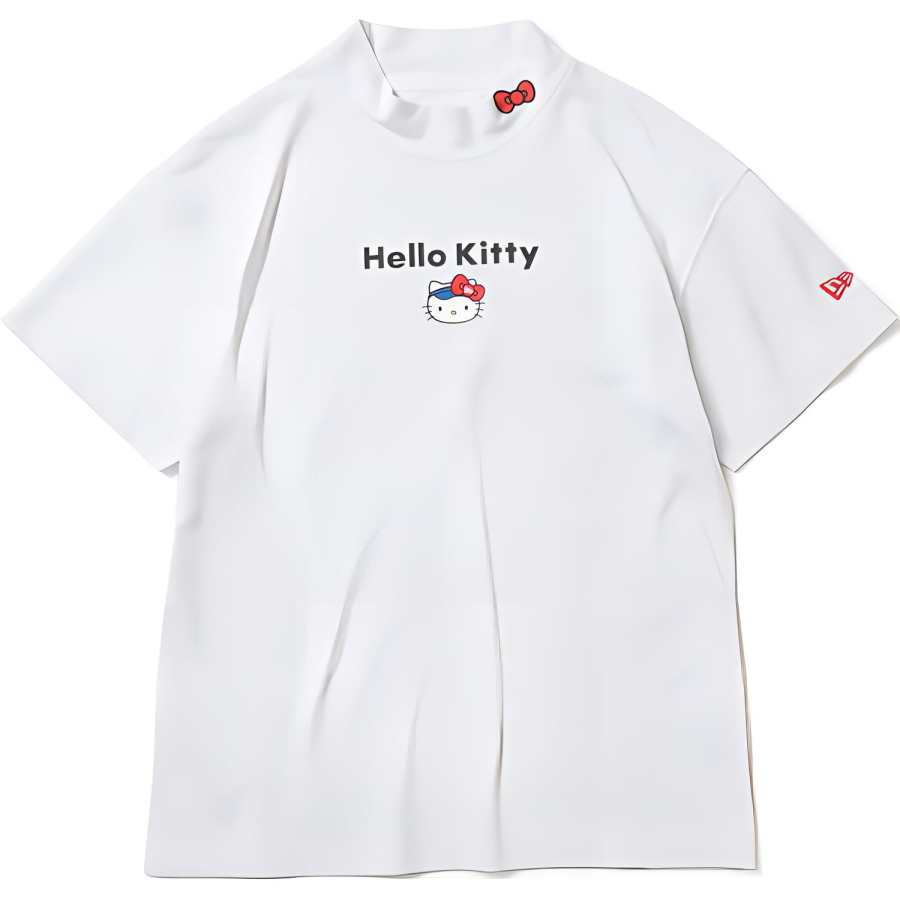 New Era X Hello Kitty T Shirts Women's White Turtleneck