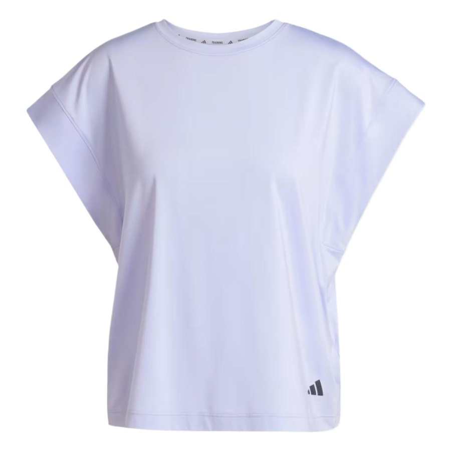 Adidas Adidas T Shirts Women's Blue Crew Neck Moderate
