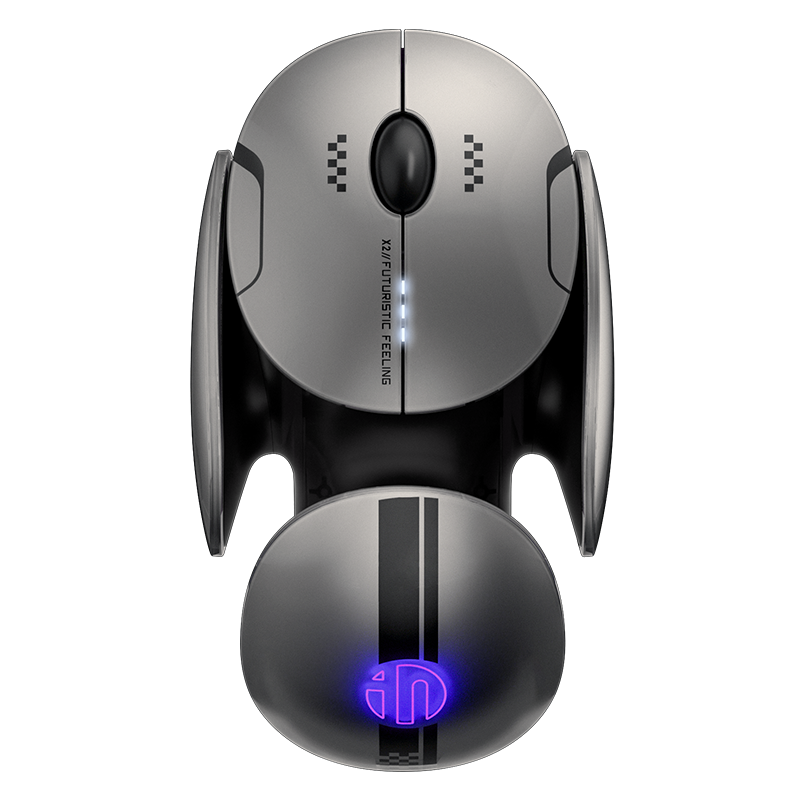 Inphic X2 Bluetooth Tri Mode 2.4G Wired Bluetooth Quiet Silent Charging Office Gaming Esports Computers Notebook Mice
