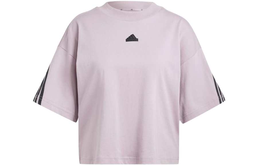 Adidas Adidas Drop Shoulder Sleeve T Shirt Women's Purple