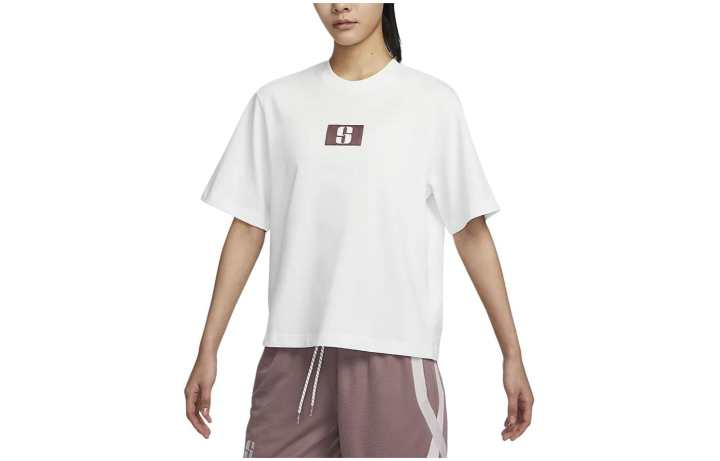 Nike Nike Drop Shoulder Sleeve T Shirt Women's White