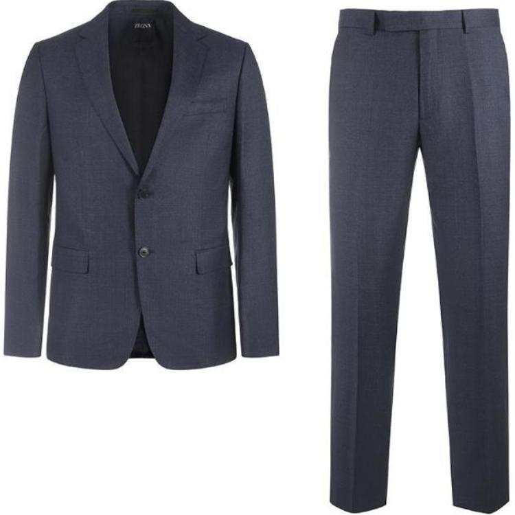 Ermenegildo Zegna 【Zoomed ImageryPrevious Season】single-breasted wool suit