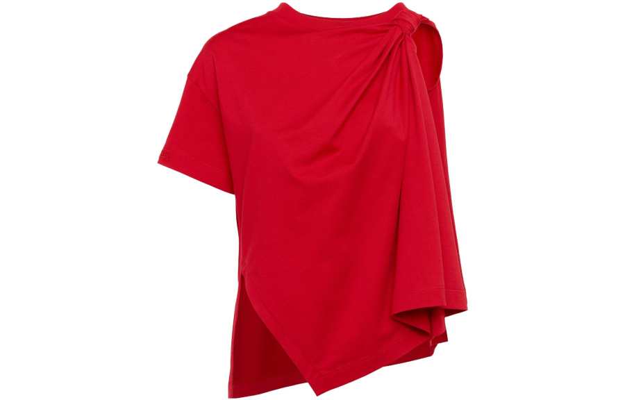 Alexander McQueen Asymmetric Knot detail T shirt