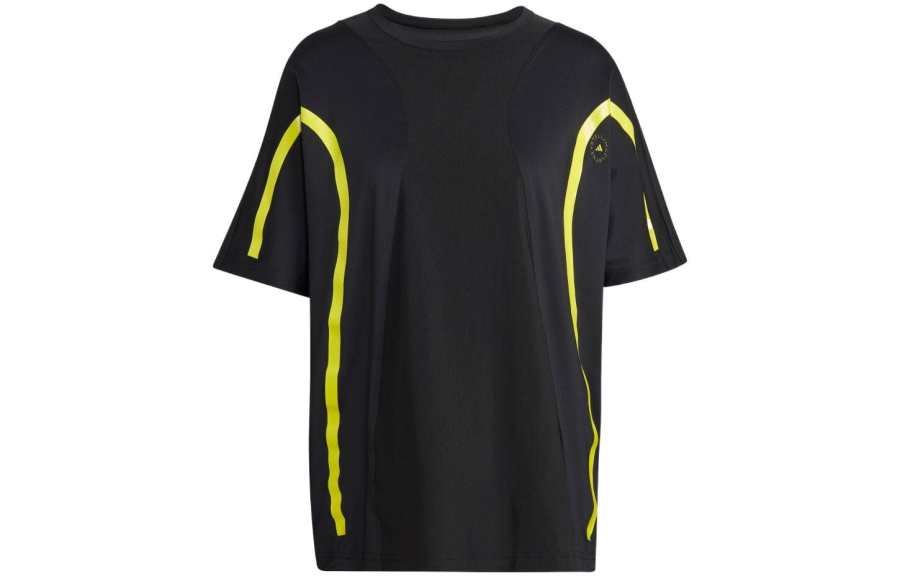 Adidas Adidas T Shirts Women's Black Crew Neck Moderate Straight Fit
