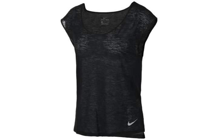 Nike Nike T Shirts Women's Black Crew Neck Thin Straight Fit