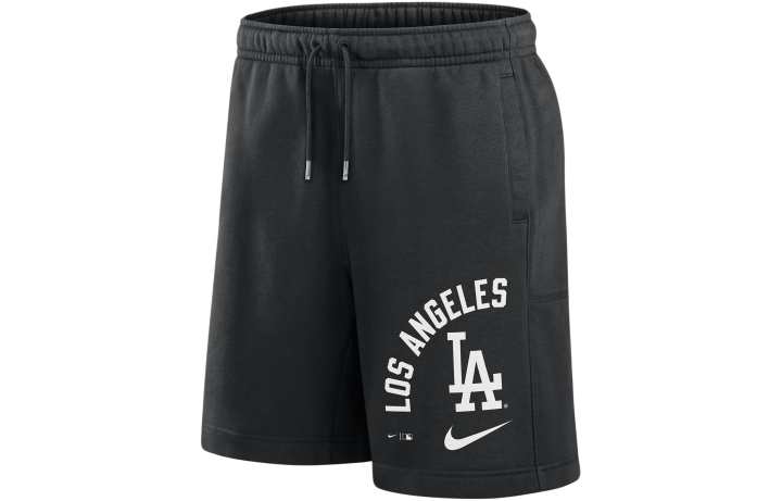 Nike Nike Los Angeles Dodgers Arched Kicker Sports Shorts Men's Black