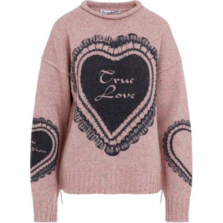 Acne Studios Acne Studios Long-Sleeve T-Shirt 'Faded Pink'