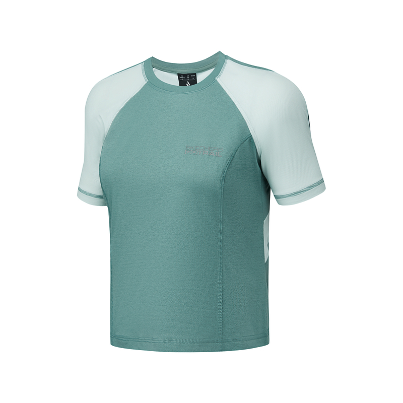 Skechers T Shirt Women's Light Blue Cyan 05KG