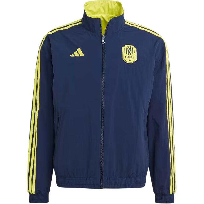 Adidas Adidas NASHVILLE SC ANTHEM JACKET Soccer Jersey Men's Navy Blue