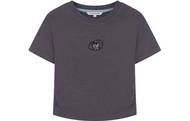 Teenie Weenie T Shirts Women's Crew Neck Moderate Straight Fit