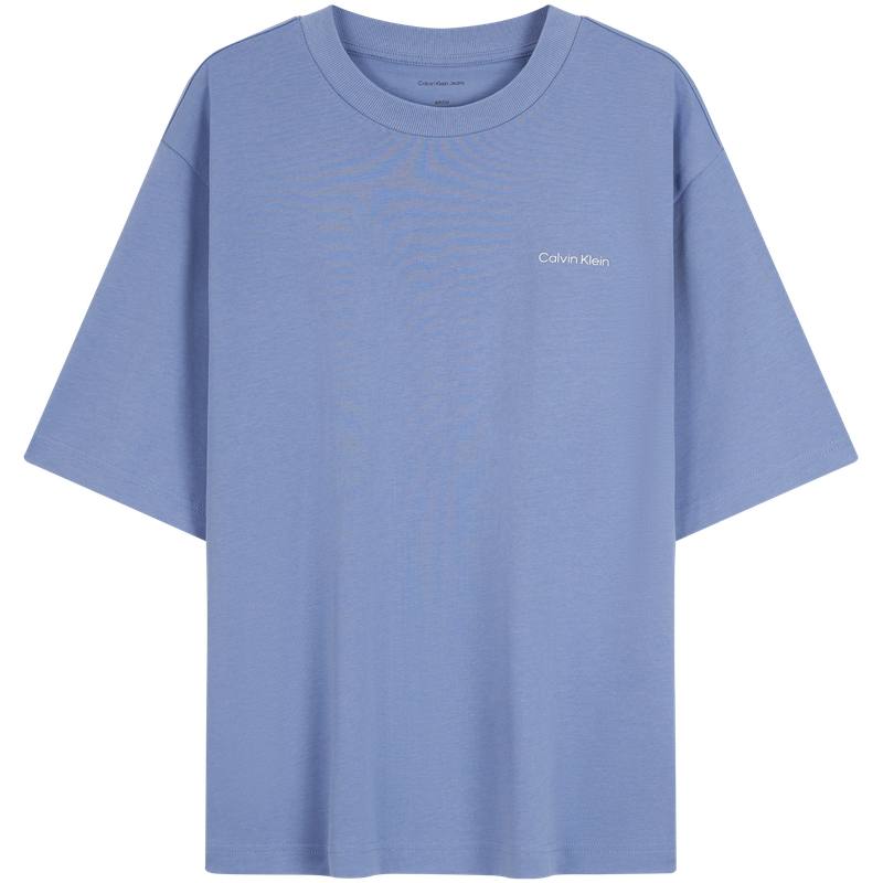 CALVIN KLEIN T Shirt Women's Gift Box Set Included CE0 Nile Blue