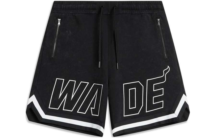 Li-Ning Li Ning Casual Shorts Men's Black Washed