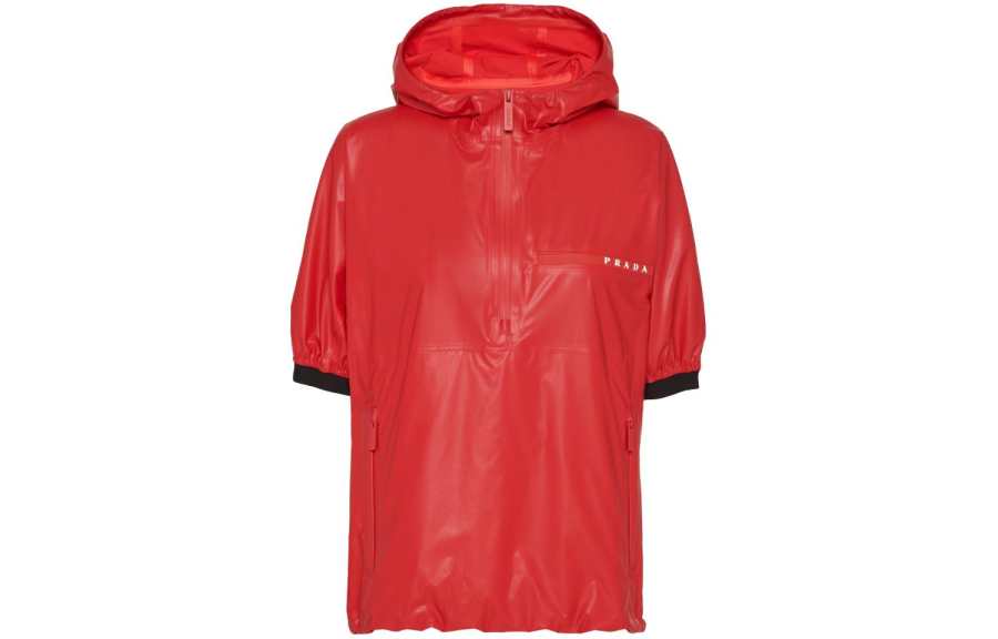 PRADA PRADA T Shirts Women's Red Hooded Moderate Other