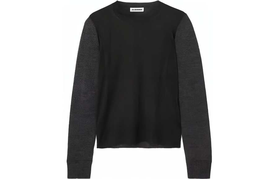 JIL SANDER Sweaters Women's Black Crew Neck Moderate