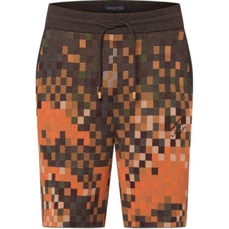 LOUIS VUITTON Jacquard Cotton Shorts
