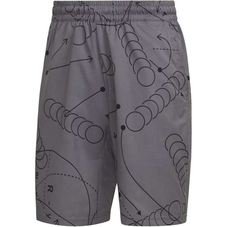 Adidas Adidas CLUB GRAPHIC TENNIS SHORTS Tennis Bottom Men's Gray