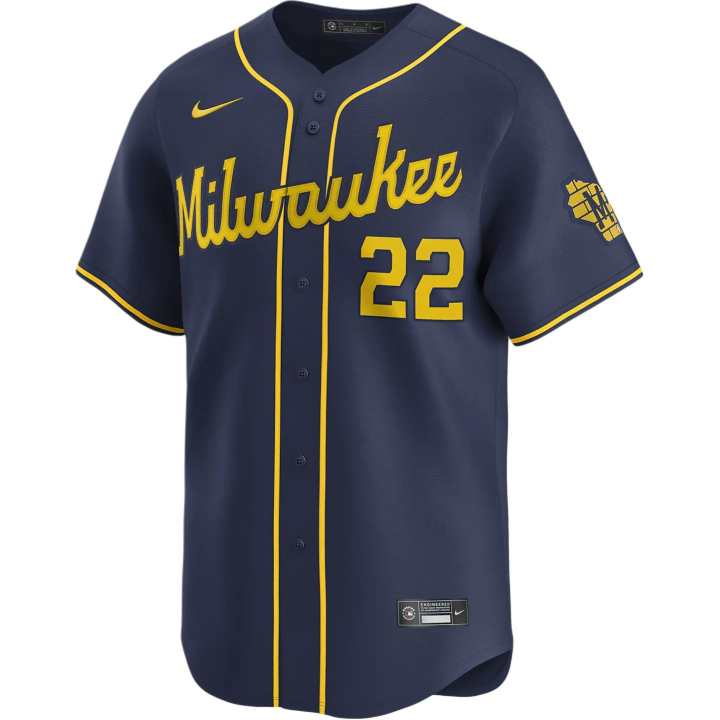 Nike Nike Christian Yelich Milwaukee Brewers Men's Nike Dri-FIT Adv Mlb Limited Jersey