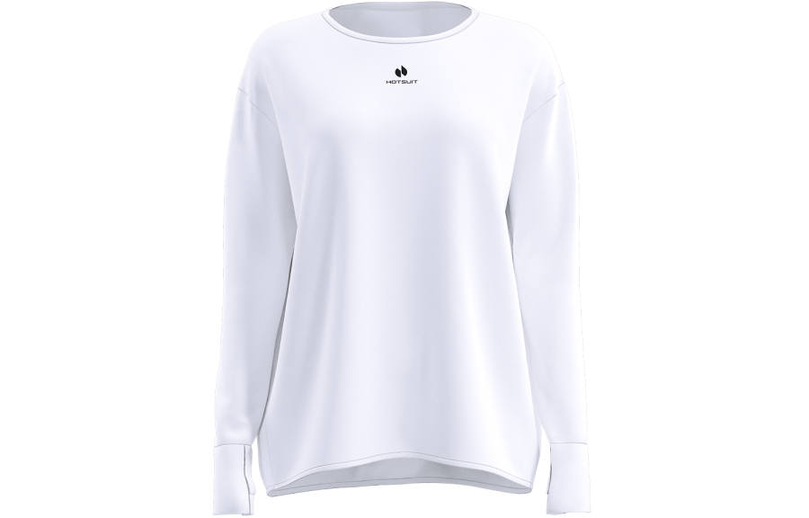 HOTSUIT T Shirts Women's Crew Neck Moderate Straight Fit