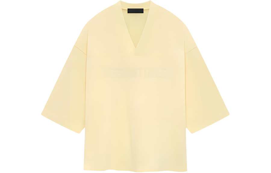 Fear Of God Essentials logo-flocked cotton T-shirt