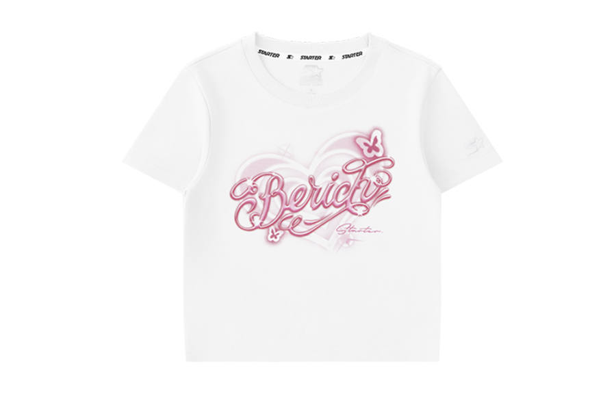 STARTER T Shirts Women's Crew Neck Moderate