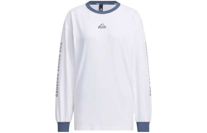 Adidas Adidas Drop Shoulder Sleeve T Shirt Women's White