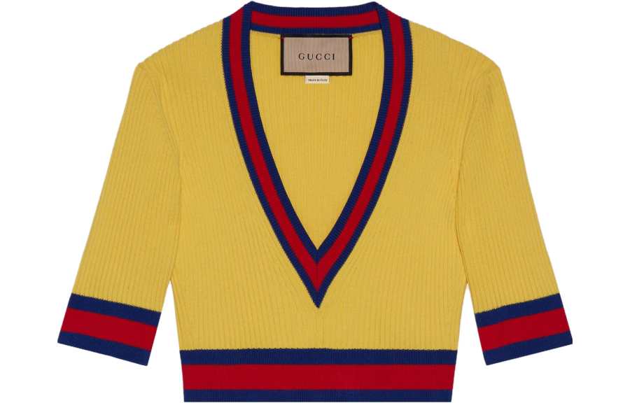 GUCCI SS23 Sweater Women's Yellow