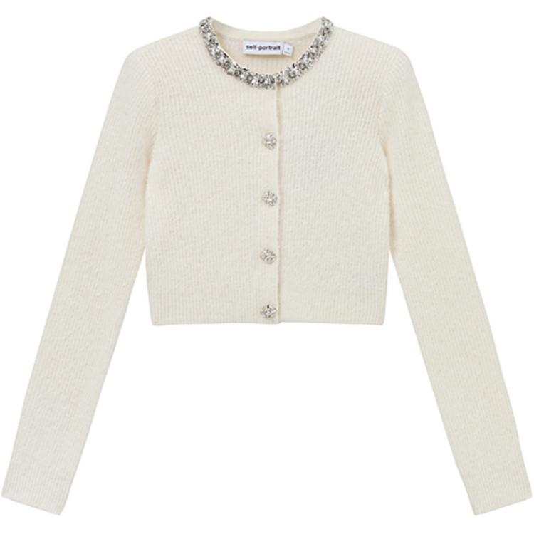 Self-portrait Self portrait Sweater Women's Ivory White