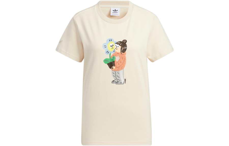 Adidas Originals Charr Morita Regular T Shirt Women's Ecru