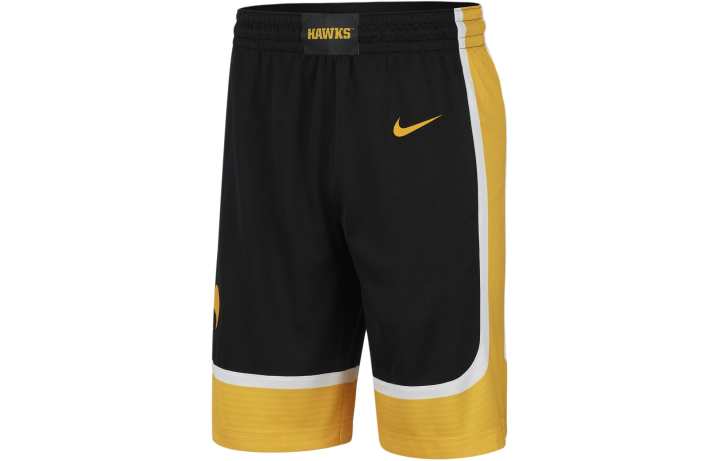 Nike Nike College Dri FIT Iowa Basketball Shorts Men's Black/University Gold