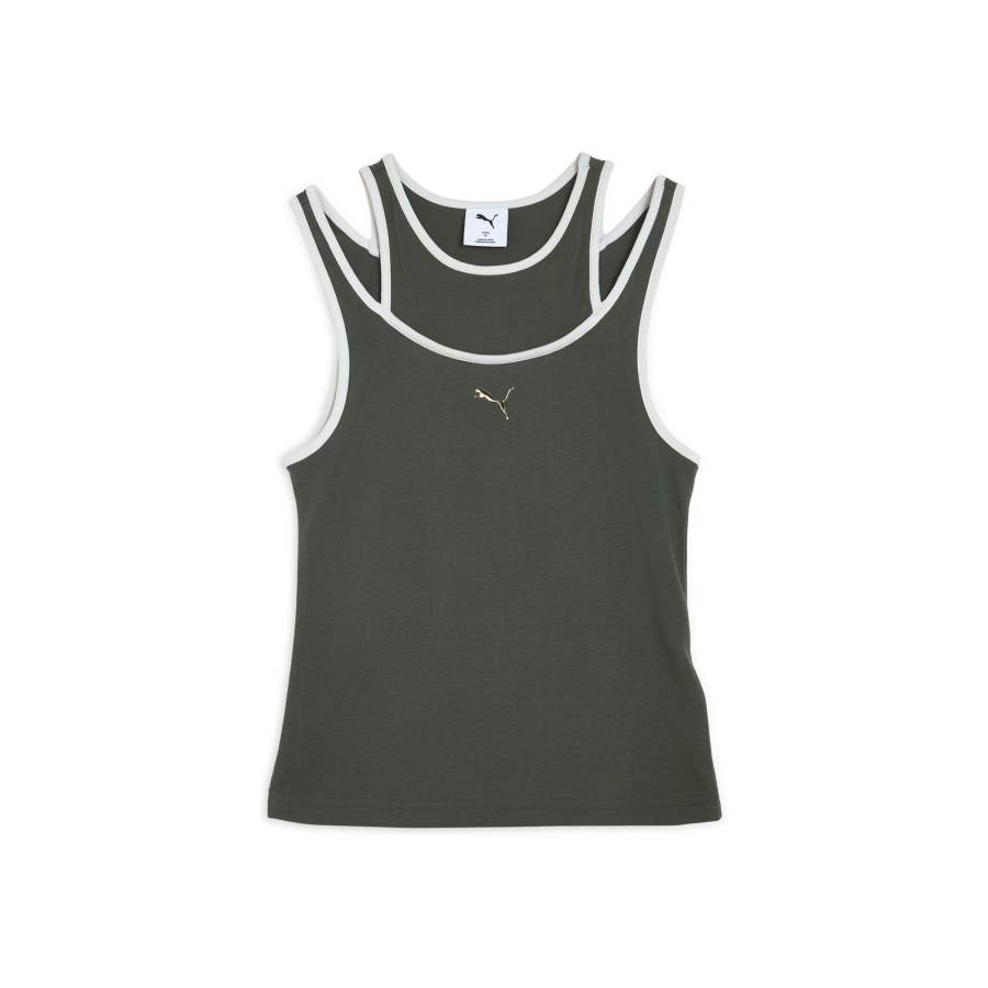 PUMA DARE To Tank Top Women's Mineral Gray 83