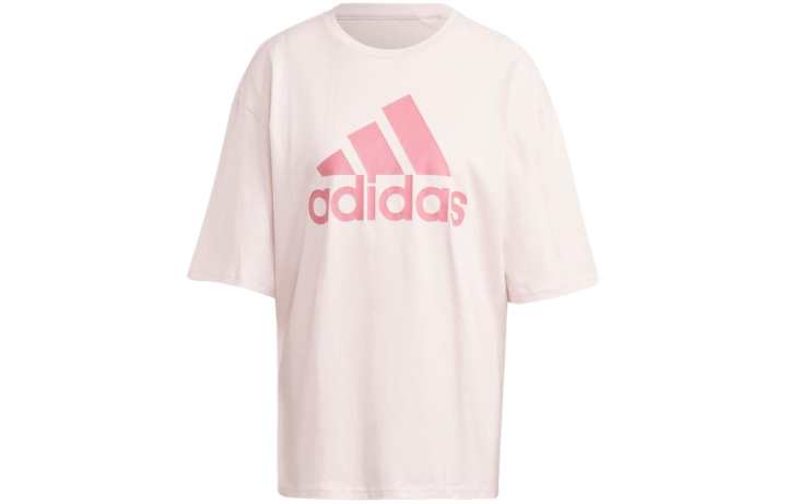 Adidas Adidas Drop Shoulder Sleeve T Shirt Women's Pink