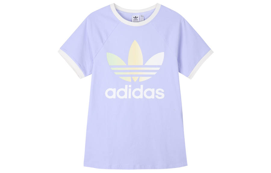 Adidas Originals T Shirt Women's Light Purple