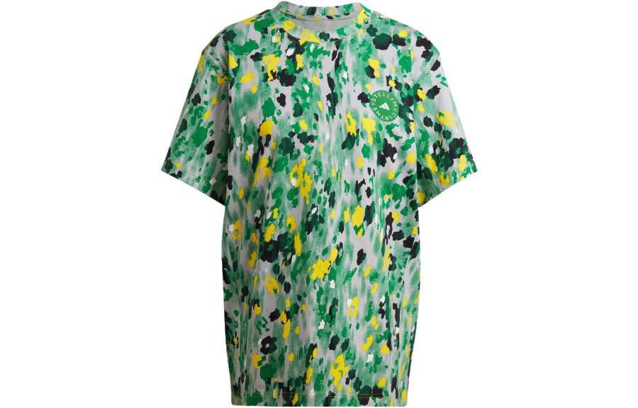 Adidas Adidas T Shirts Women's Multicolor Crew Neck Moderate Straight Fit