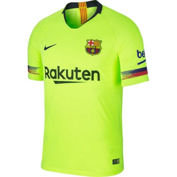 Nike Nike Barcelona Soccer Jersey Men's Yellow Green