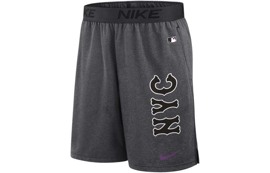 Nike Nike MLB Collaboration New York Mets City Connect Practice Sports Shorts New York Mets Men's Gray